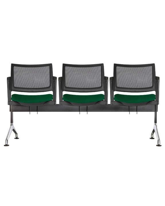 La banca de espera Kyos OHR‑365‑3P&nbsp;ofrece combinación perfecta de ergonomía, diseño moderno y alta resistencia. Ideal para salas de espera, consultorios o áreas de tránsito, integra respaldo en malla y asiento tapizado con estructura sobria y eficiente.