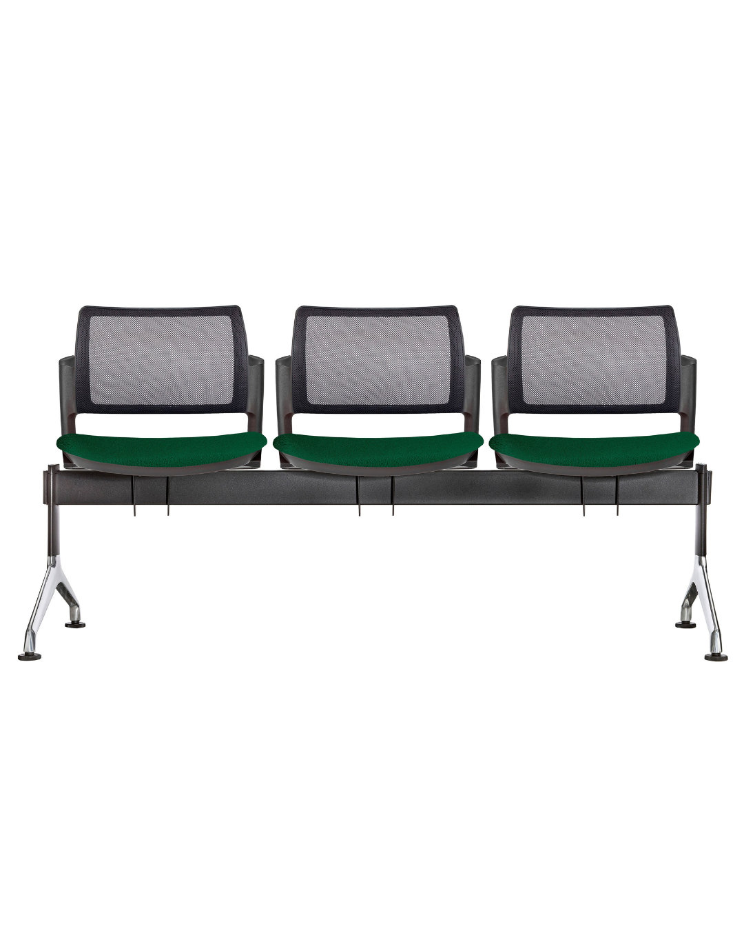 La banca de espera Kyos OHR‑365‑3P&nbsp;ofrece combinación perfecta de ergonomía, diseño moderno y alta resistencia. Ideal para salas de espera, consultorios o áreas de tránsito, integra respaldo en malla y asiento tapizado con estructura sobria y eficiente.