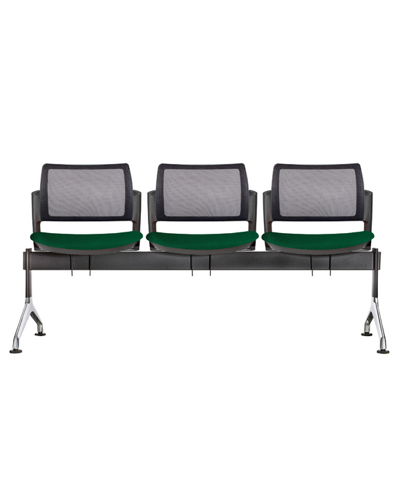 La banca de espera Kyos OHR‑365‑3P&nbsp;ofrece combinación perfecta de ergonomía, diseño moderno y alta resistencia. Ideal para salas de espera, consultorios o áreas de tránsito, integra respaldo en malla y asiento tapizado con estructura sobria y eficiente.