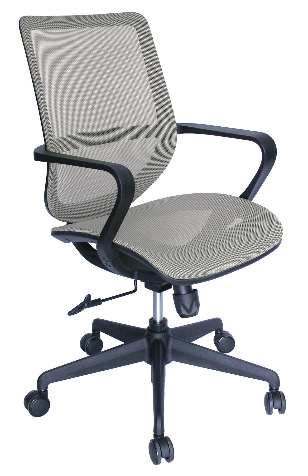 Silla Operativa OHE-99 lateral negro/gris Aura muebles