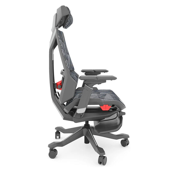 Silla Gamer modelo DRAGON GAMER-001 lateral Aura Muebles