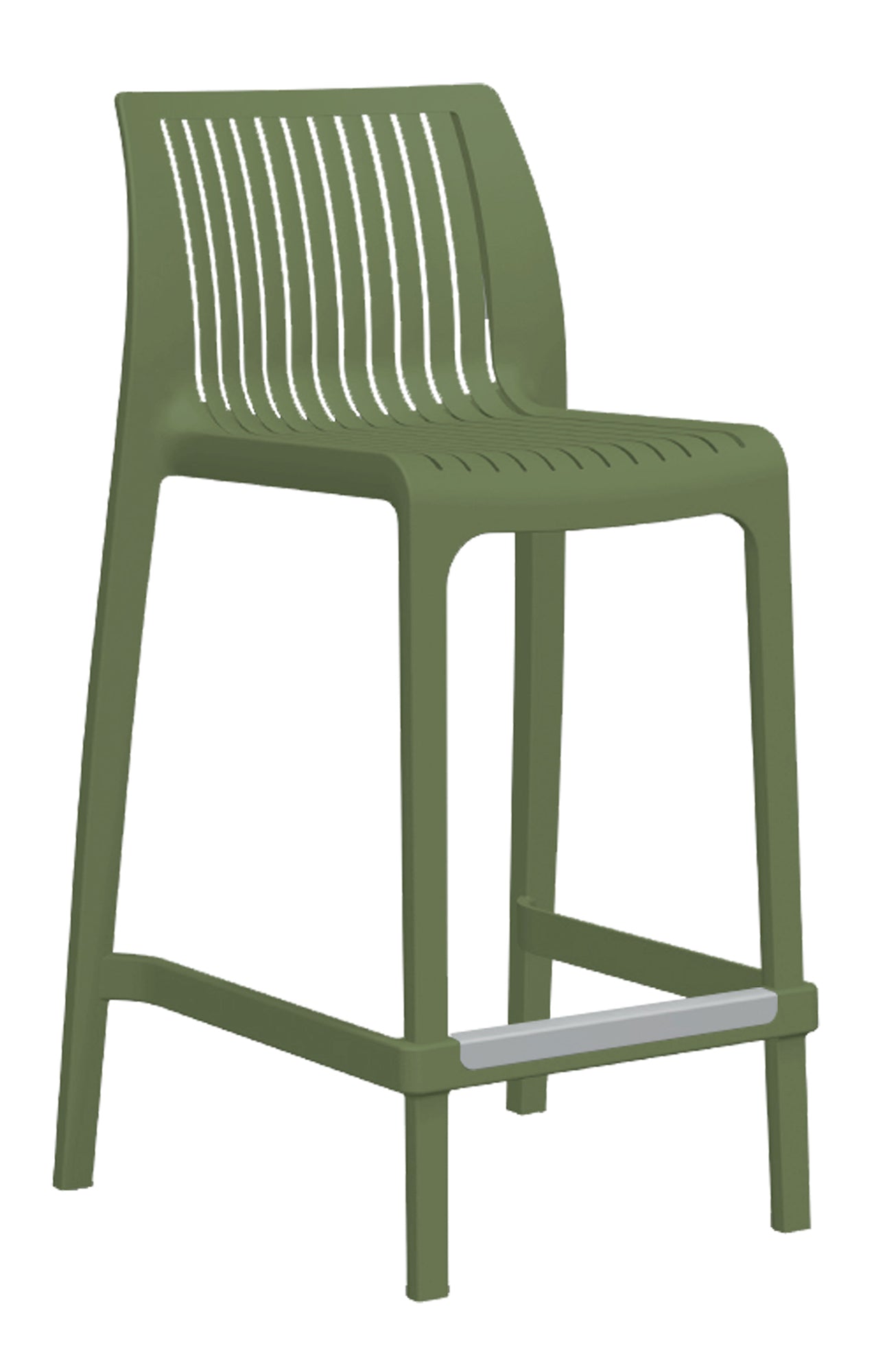 Banco Alto Modelo MILOS OHV-7202BC lateral Aura Muebles