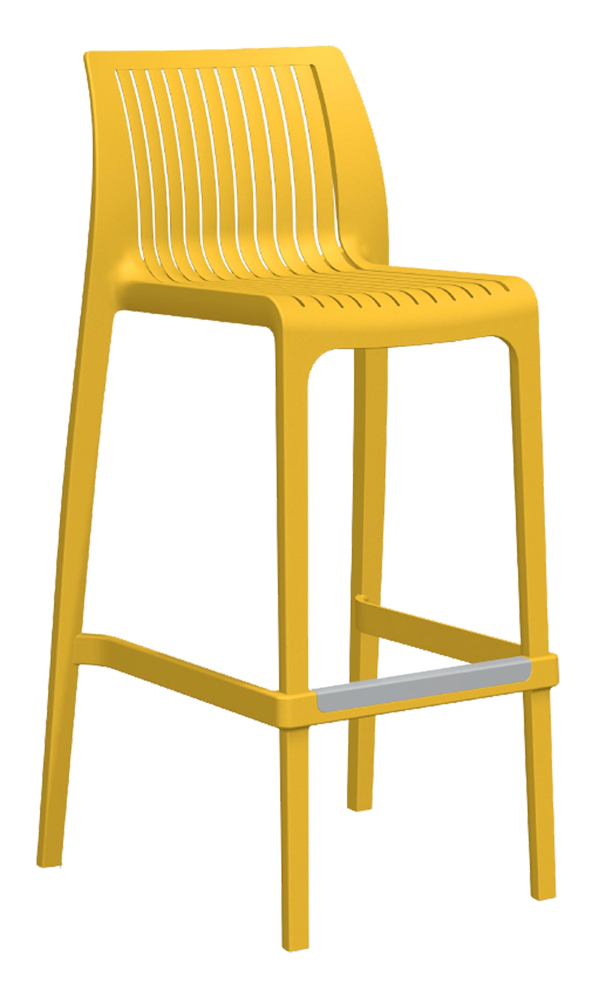 Banco Alto Modelo MILOS OHV-7203BB lateral Aura Muebles