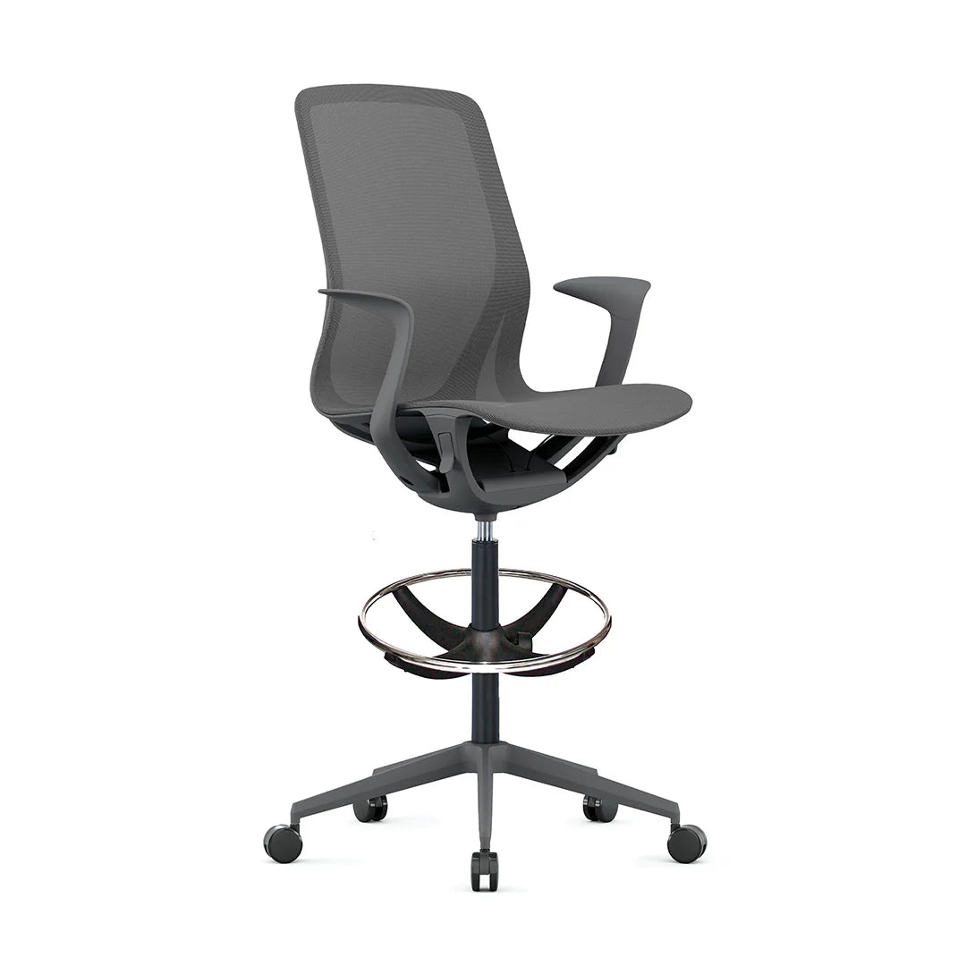 Silla ejecutiva modelo NET OHE-503 Coral KitCajero lateral Aura Muebles