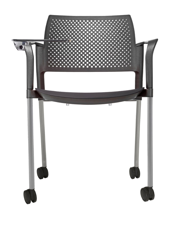 El pupitre escolar Kyos OHP‑324&nbsp;es un mesabanco escolar ergonómico y versátil, perfecto para aulas y centros de capacitación. Incluye paleta lateral abatible, rodajas dobles para movilidad y estructura resistente, brindando funcionalidad y confort educativo.
