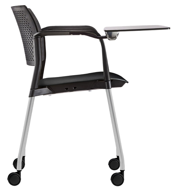 El pupitre escolar Kyos OHP‑324&nbsp;es un mesabanco escolar ergonómico y versátil, perfecto para aulas y centros de capacitación. Incluye paleta lateral abatible, rodajas dobles para movilidad y estructura resistente, brindando funcionalidad y confort educativo.