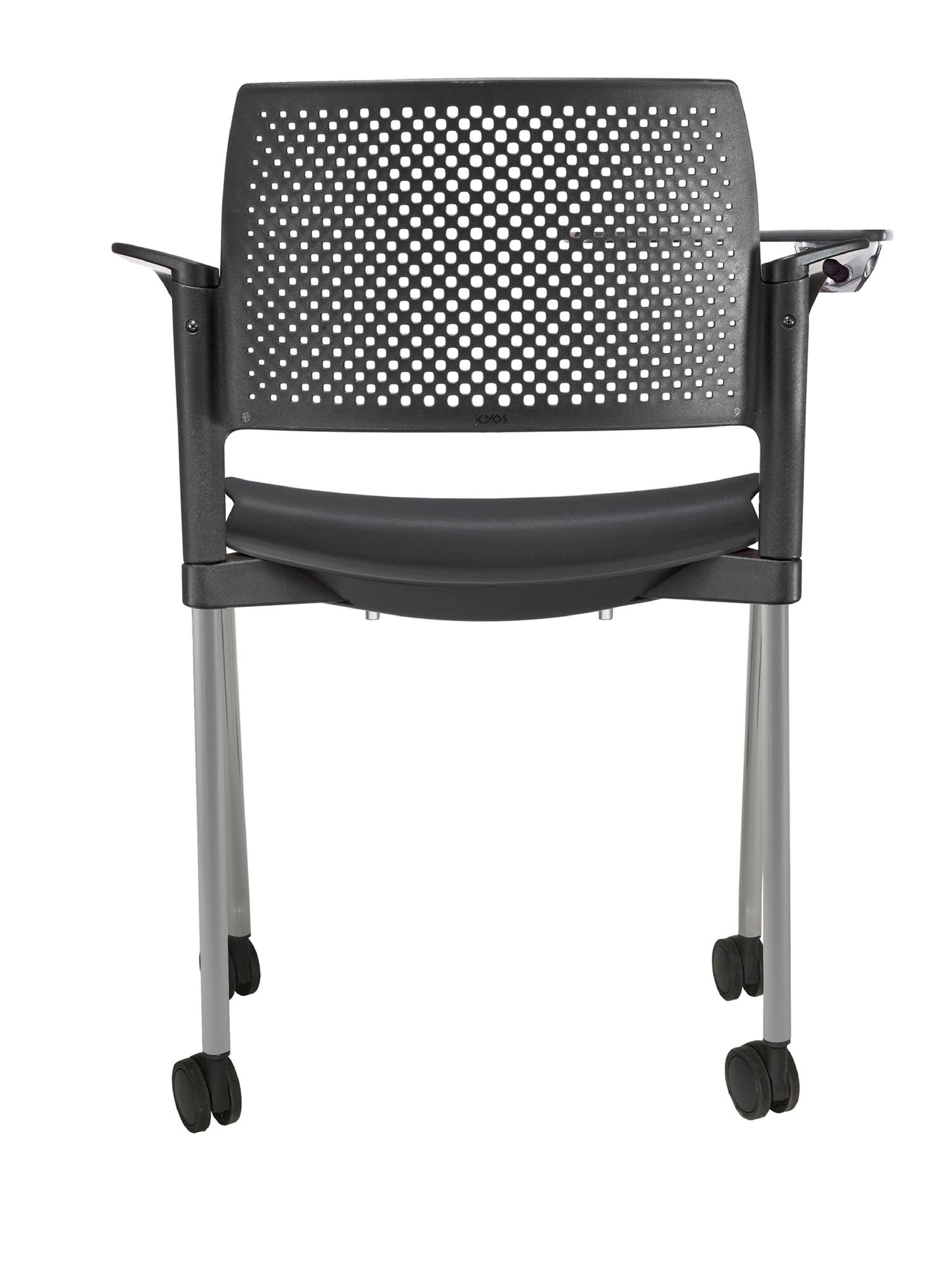 El pupitre escolar Kyos OHP‑324&nbsp;es un mesabanco escolar ergonómico y versátil, perfecto para aulas y centros de capacitación. Incluye paleta lateral abatible, rodajas dobles para movilidad y estructura resistente, brindando funcionalidad y confort educativo.