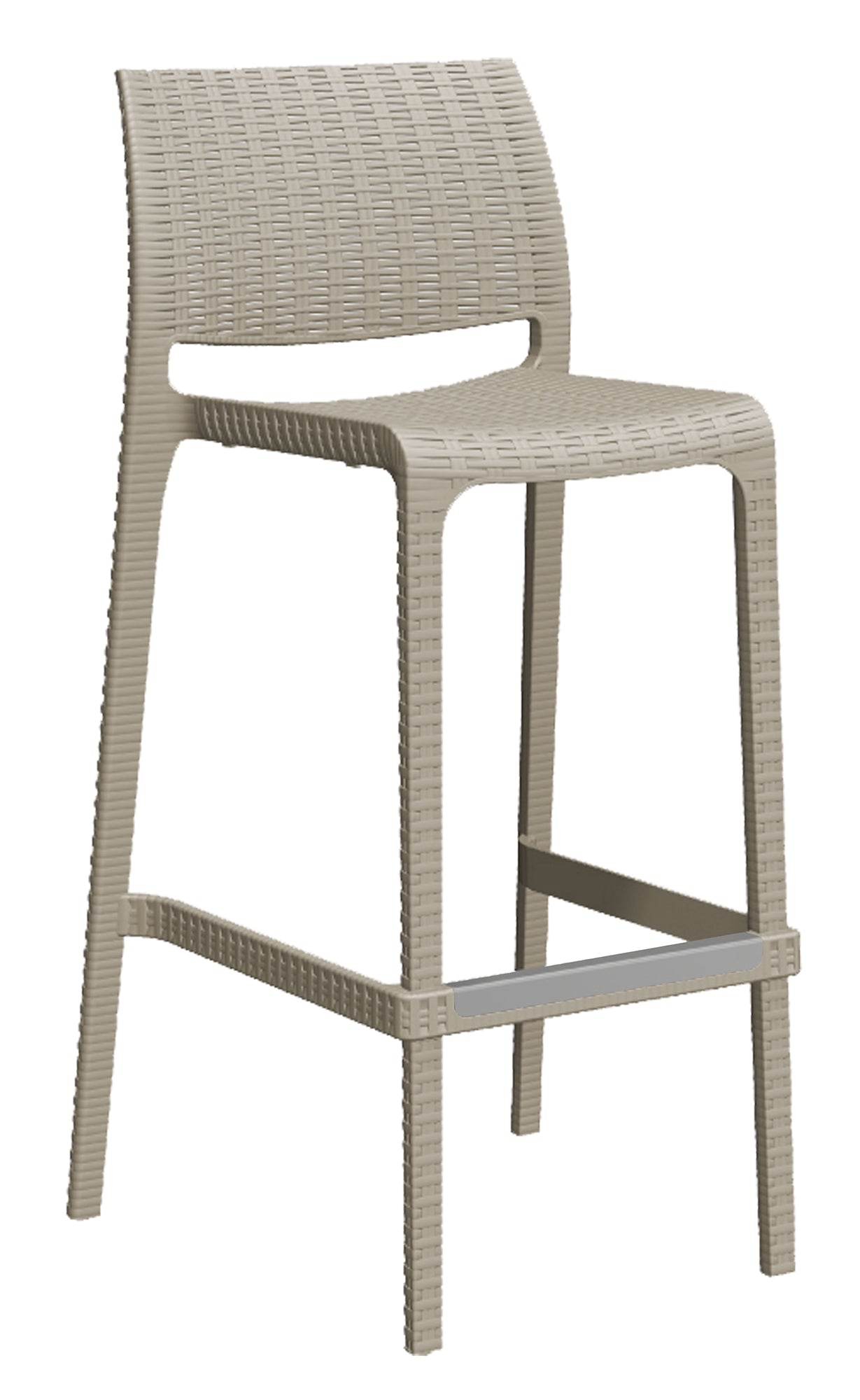 Silla de visita modelo RUE OHV-7036B lateral Aura Muebles