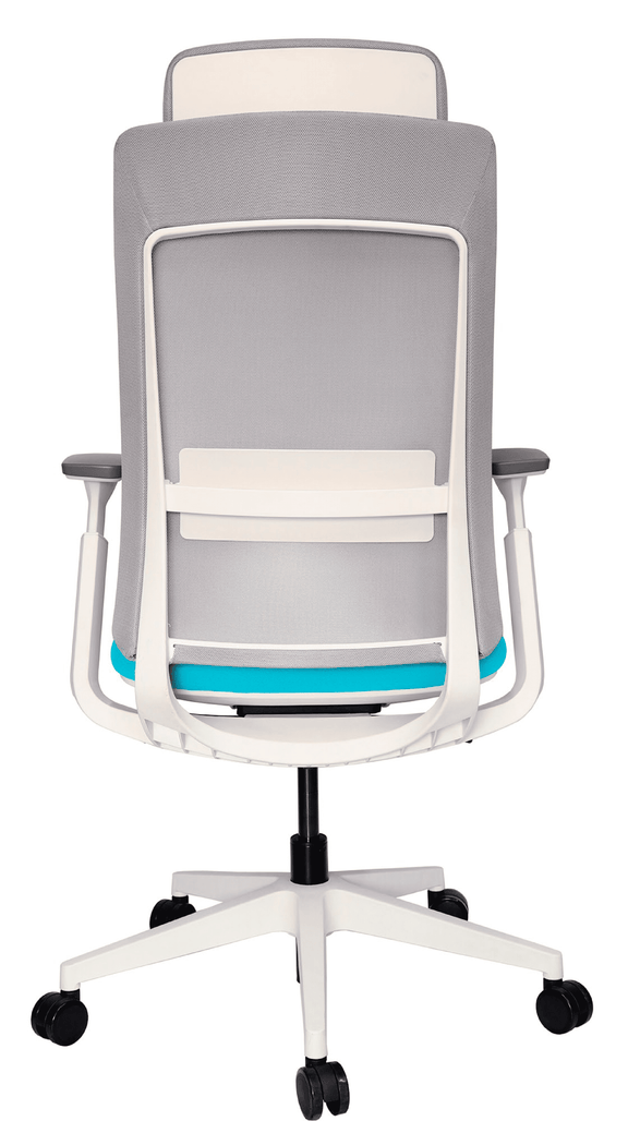Sillón Ejecutivo QUO OHE-805 Blanco | Aura Muebles de Oficina