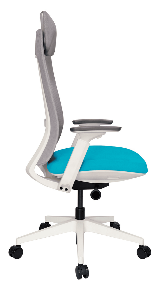 Sillón Ejecutivo QUO OHE-805 Blanco | Aura Muebles de Oficina