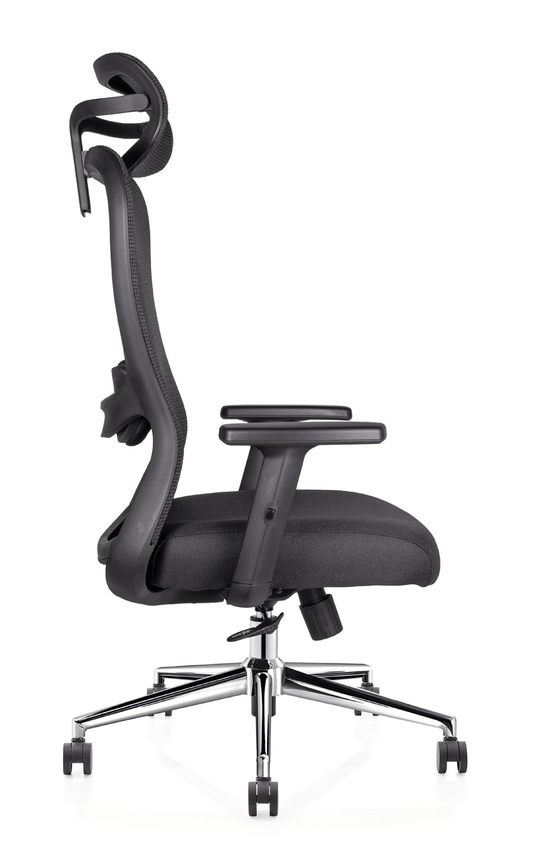 Sillas Ejecutivas Athelier OHE-905negro  Aura Muebles de Oficina