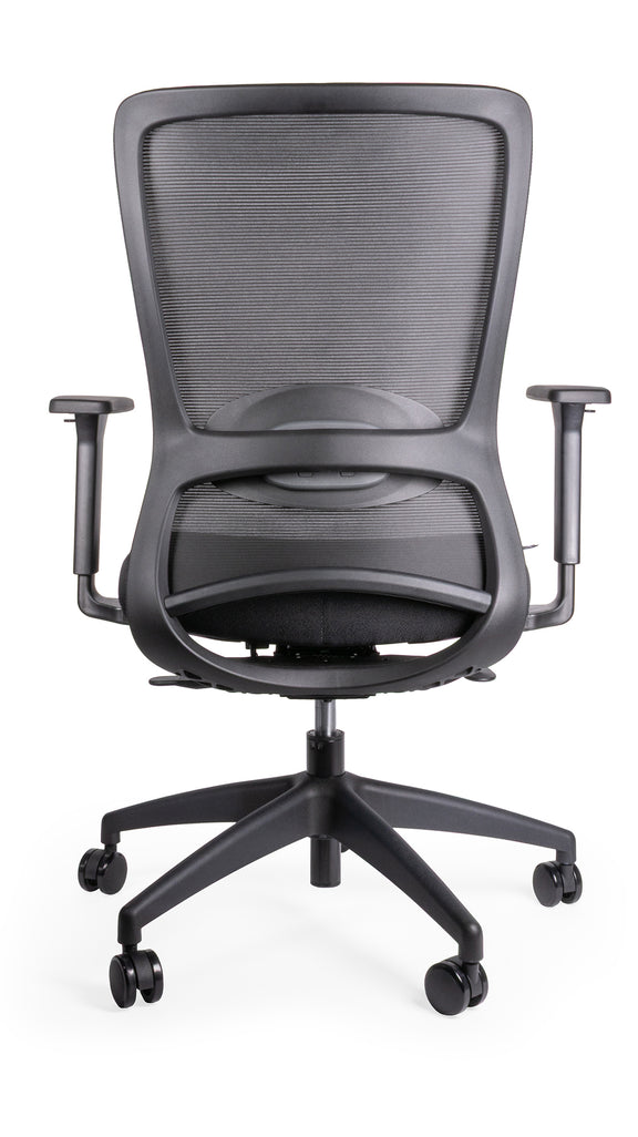 Silla ejecutiva modelo WICKER OHE-139 atras Aura Muebles