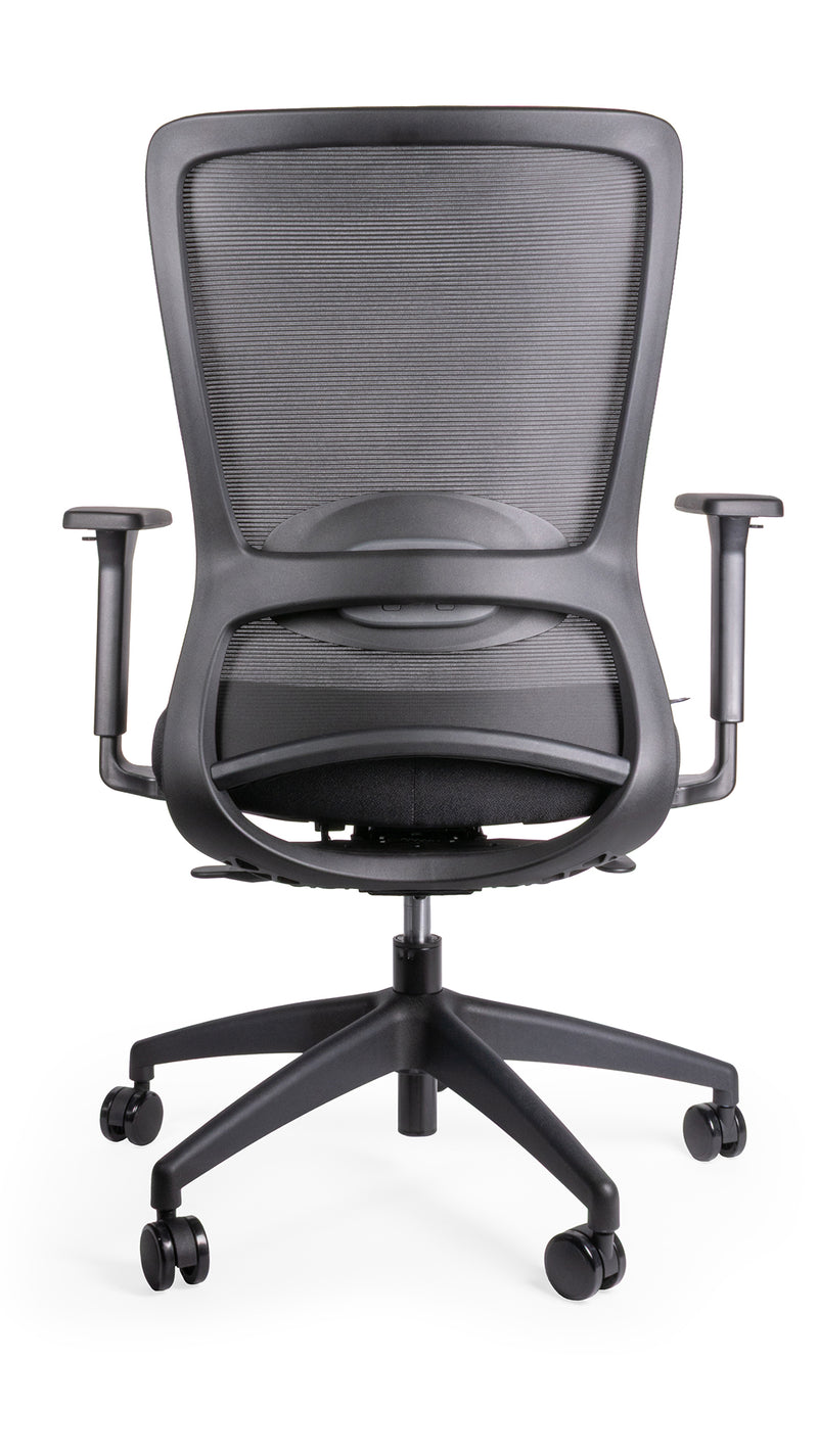 Silla ejecutiva modelo WICKER OHE-139 atras Aura Muebles