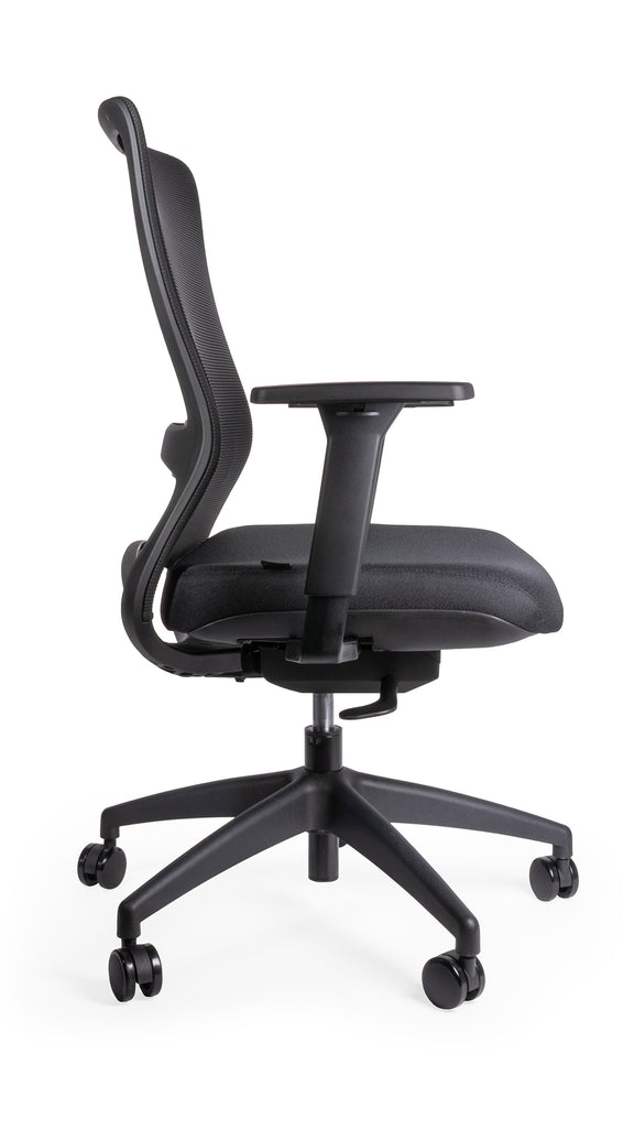 Silla ejecutiva modelo WICKER OHE-139 lateral Aura Muebles