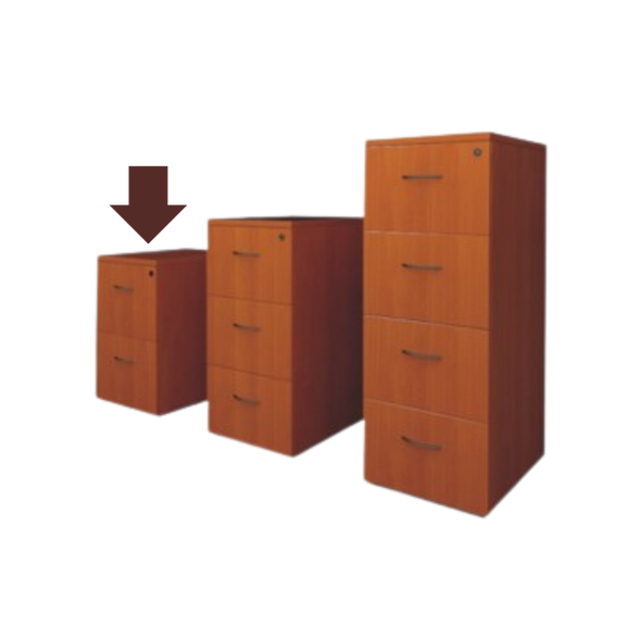 Descubre el archivero de melamina modelo ARC08-2G de Aura Muebles. Organiza tus documentos de manera eficiente y segura con sus 2 amplias gavetas. Perfecto para tu oficina en casa o en el trabajo.