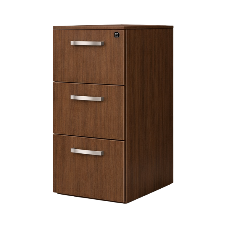 Encuentra el archivero de melamina modelo ARC08-3G en Aura Muebles. Con 3 gavetas, es perfecto para organizar y almacenar documentos de manera eficiente. ¡Mantén tu espacio de trabajo ordenado y profesional!.