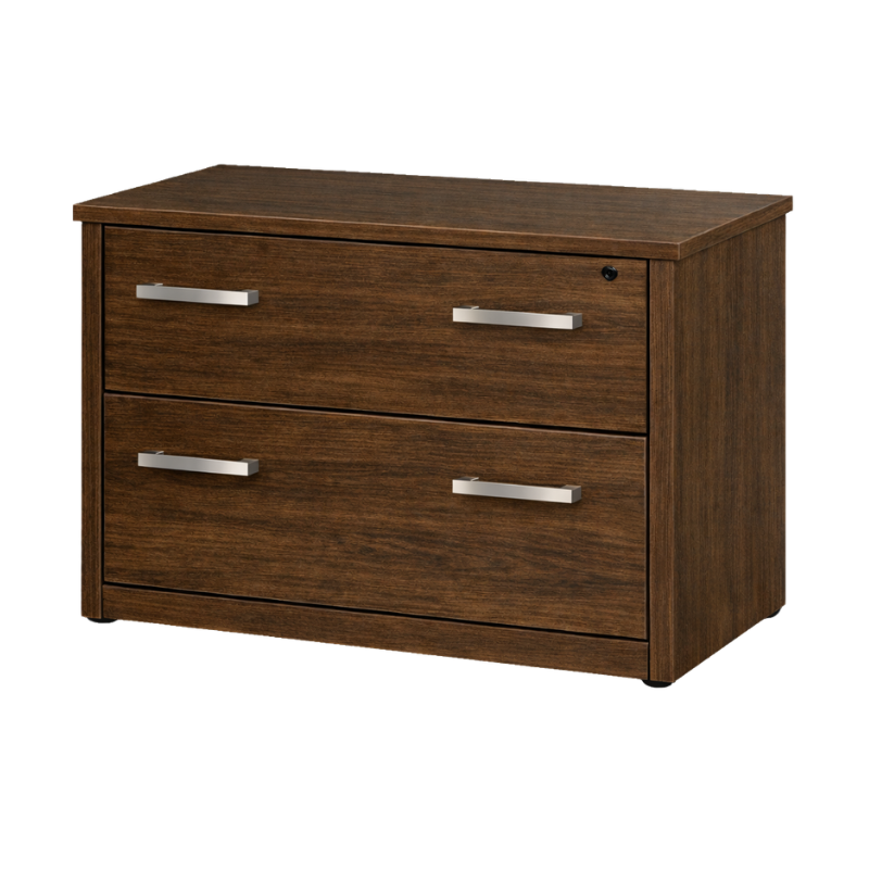 Archivero horizontal de melamina AHP-2 de dos gavetas