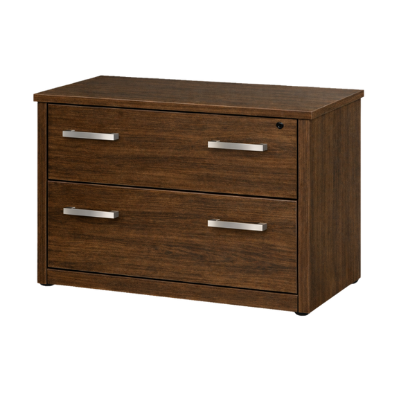 Archivero horizontal de melamina AHP-2 de dos gavetas