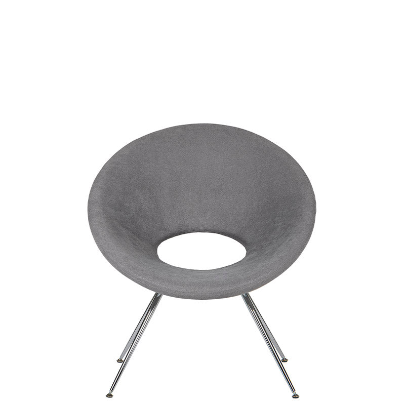 Sillon de Visita modelo Bakko de Aura Muebles de frente color gris