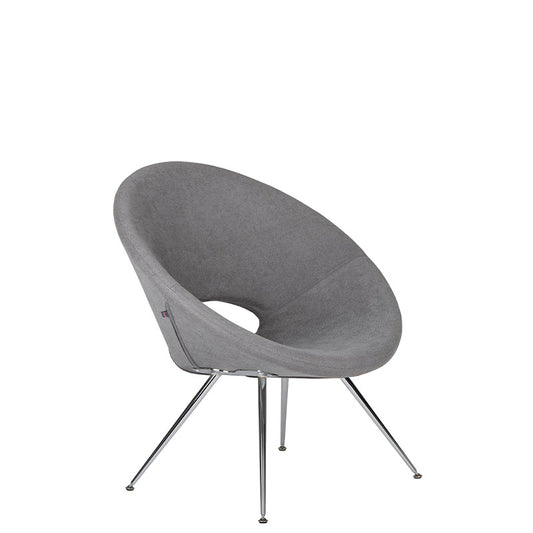 Sillon de Visita modelo Bakko de Aura Muebles de perfil color gris