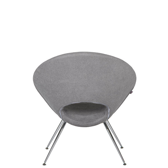 Sillon de Visita modelo Bakko de Aura Muebles detrás color gris