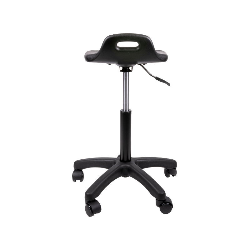 Encuentra el banco para oficina perfecto en Aura Muebles. El banco alto industrial modelo HEAVY DUTY LINE OHI-49 ofrece resistencia y durabilidad, y su diseño ergonómico brinda comodidad.