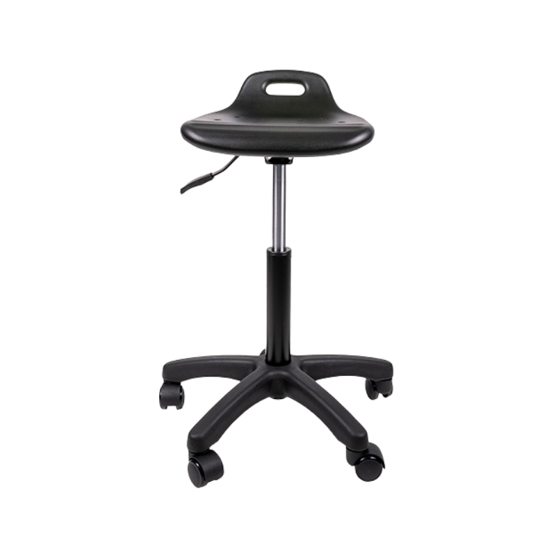Encuentra el banco para oficina perfecto en Aura Muebles. El banco alto industrial modelo HEAVY DUTY LINE OHI-49 con aro cromado ofrece resistencia y durabilidad, y su diseño ergonómico brinda comodidad.