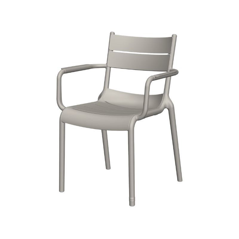 Banco Alto Modelo NAPLES OHV-7220A lateral Aura Muebles