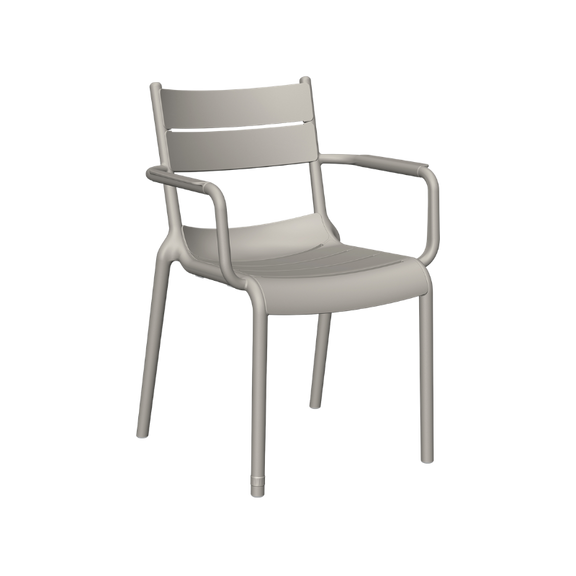 Banco Alto Modelo NAPLES OHV-7220A lateral Aura Muebles