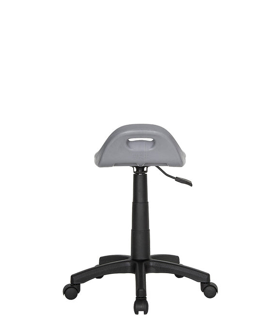 Banco alto para laboratorio modelo STUDIO con base de ruedas