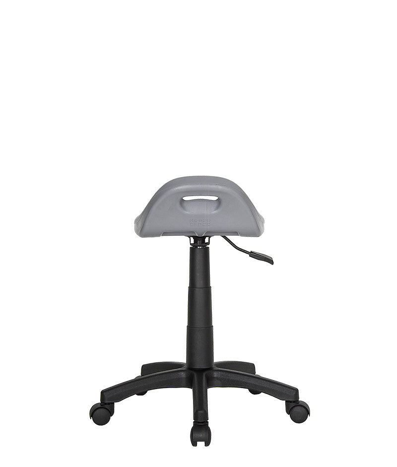 Banco alto para laboratorio modelo STUDIO con base de ruedas