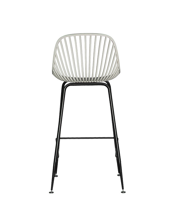 Parte trasera del banco medio blanco PL-70MD BL.