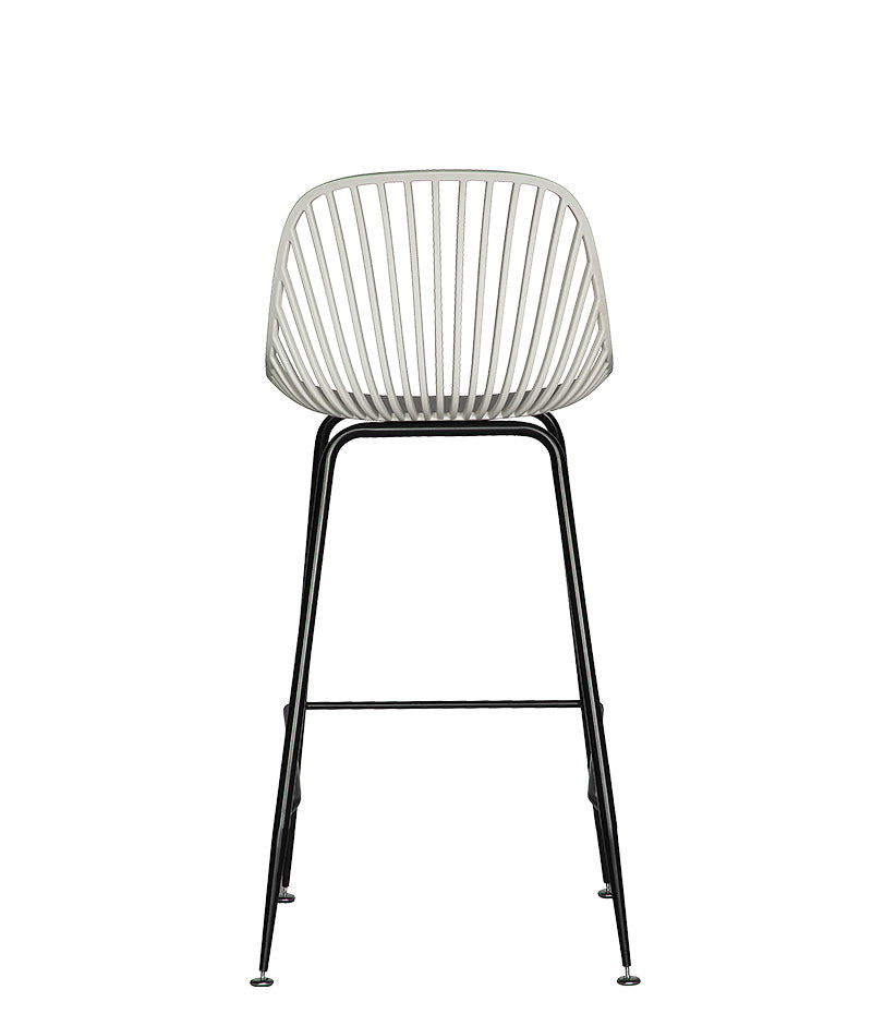 Parte trasera del banco medio blanco PL-70MD BL.