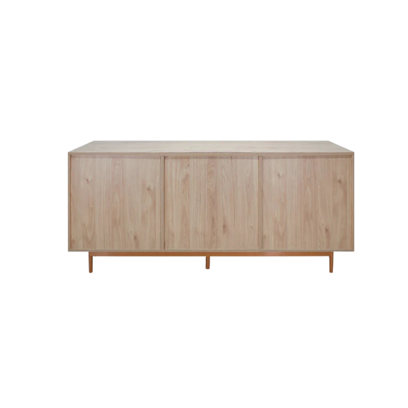 Credenza de Melamina con 2 puertas y 3 cajoneras fabricada en melamina varios colores Aura Muebles modelo MICR-02