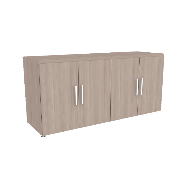 Credenza 4 puertas, con chapas de seguridad y 2 entrepaños interiores Aura Muebles modelo AFRODITA