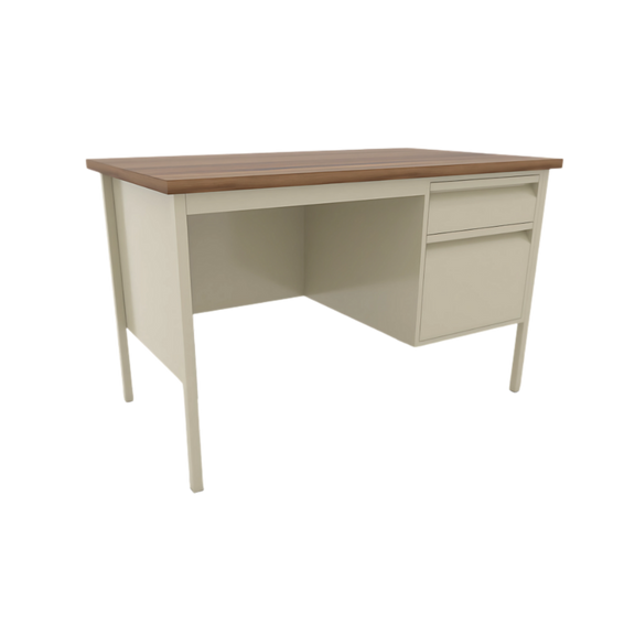 Encuentra el escritorio metálico secretarial modelo ECO 1060 en Aura Muebles. Una solución duradera y elegante para tu oficina, diseñado con materiales de alta calidad. Trabaja cómodamente y mantente productivo durante todo el día.