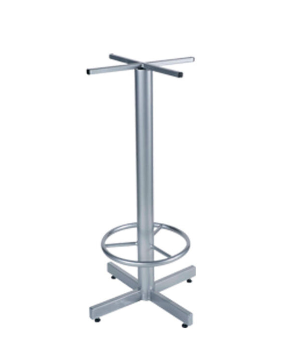 Estructura para mesa modelo AR-107 de acero con descansa pies para cubiertas de 60 cm