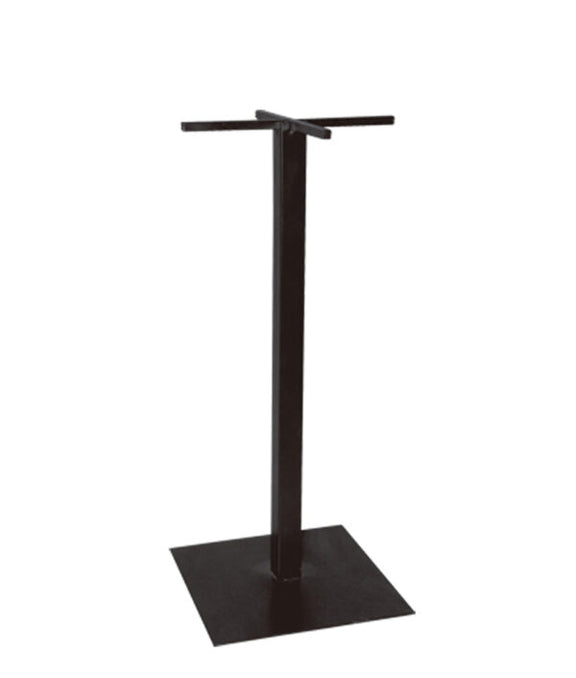 Estructura para mesa AR-111 con base metálica cuadrada y altura para mesas altas