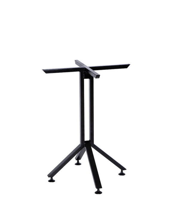 Estructura para mesa AR-123 con base metálica de cuatro patas, ideal para cubiertas de 60 cm