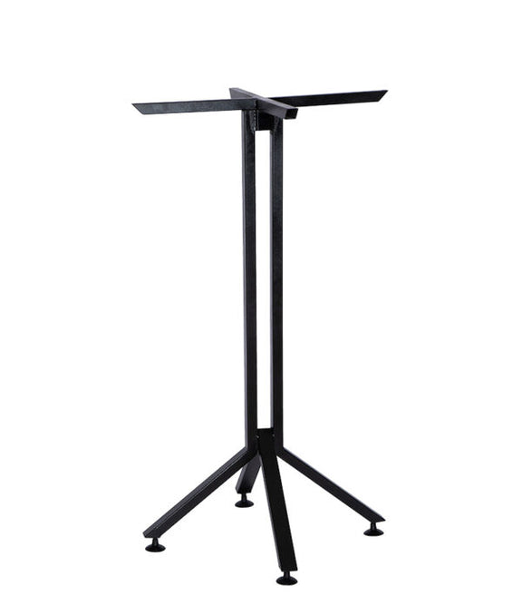 Estructura para mesa AR-124 alta de acero con base metálica para cubierta de 60 cm