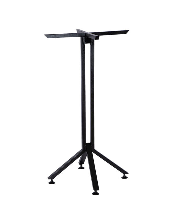 Estructura para mesa AR-124 alta de acero con base metálica para cubierta de 60 cm