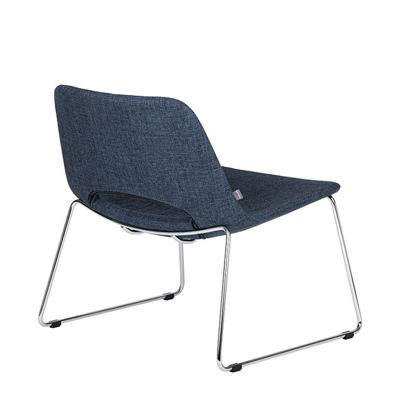 Sillón Ejecutivo modelo ExtraKool de Aura Muebles de lado y atrás color azul