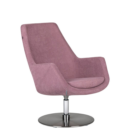 Sillon de Visita modelo Kinzika M de Aura Muebles, diseñado para brindar comodidad y estilo de perfil