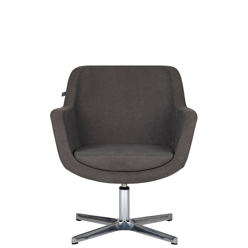 Sillón de Visita modelo Kinzika S de Aura Muebles, la opción perfecta para espacios privados y sociales de frente.