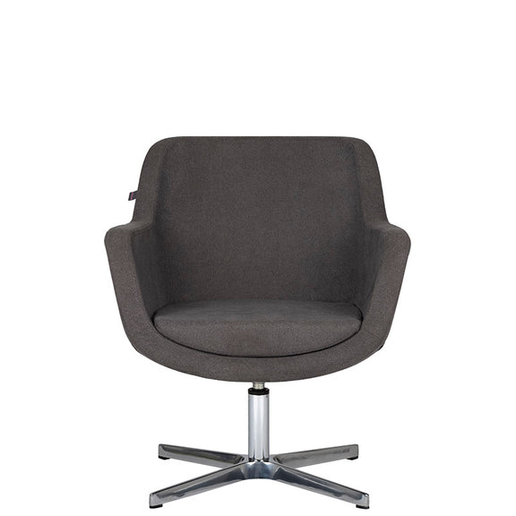 Sillón de Visita modelo Kinzika S de Aura Muebles, la opción perfecta para espacios privados y sociales de frente.