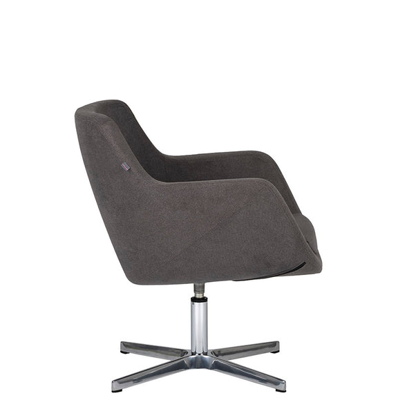 Sillón de Visita modelo Kinzika S de Aura Muebles, la opción perfecta para espacios privados y sociales de lado.