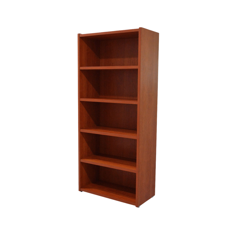 Libreros modernos de piso fabricado en melamina de 28 y 16 mm Aura Muebles modelo EDLB-1805H