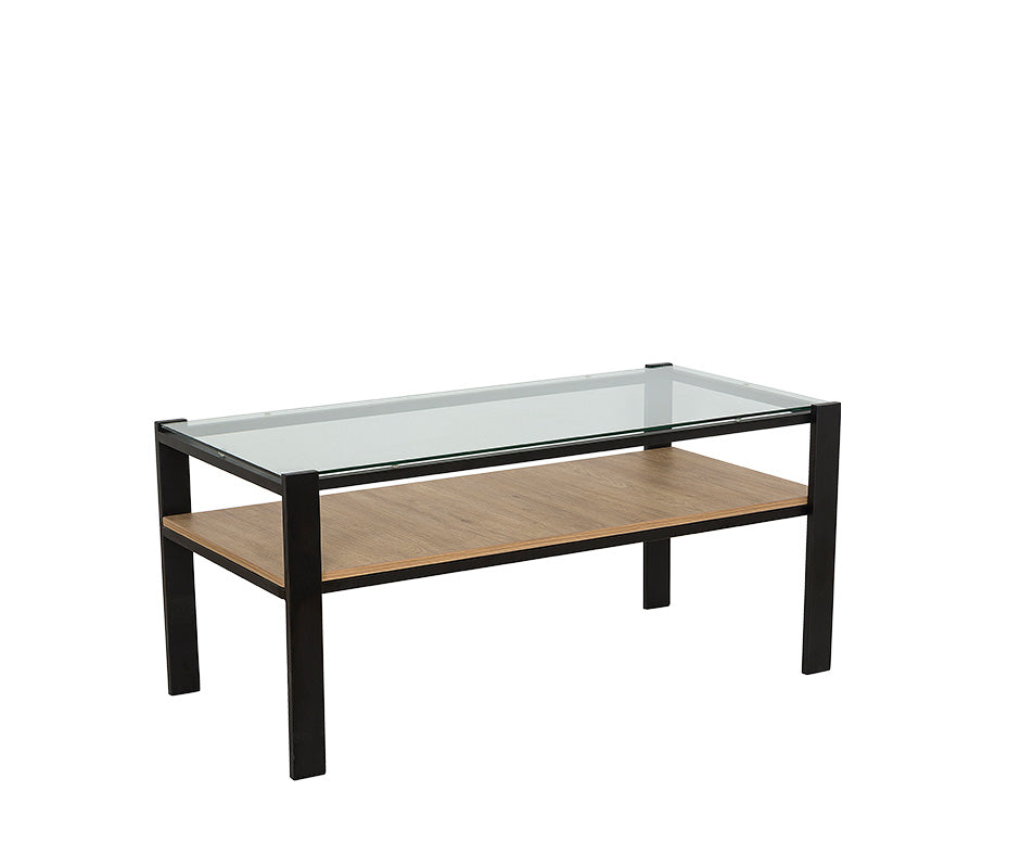 mesa de centro modelo DOS-C con cubierta de melamina color monarca