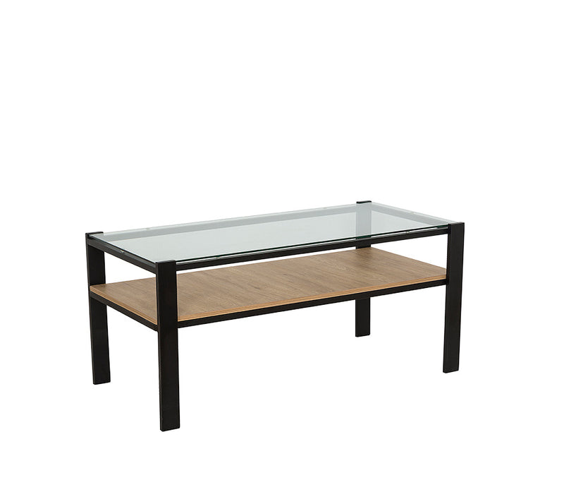 mesa de centro modelo DOS-C con cubierta de melamina color monarca