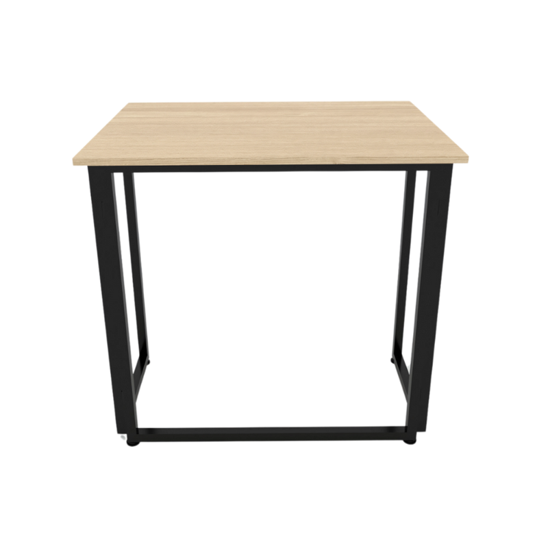 Mesa de trabajo plegable sin rodajas cubierta rectangular de melamina en 16mm. Aura Muebles modelo MP-8060